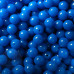 6mm  Blue  Coloured Plastic Beads Qty 100 per pack